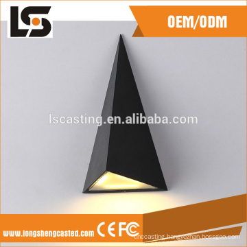 IP65 Black Color Aluminum alloy ADC12 Material LED Outdoor Wall Luminaire Housing